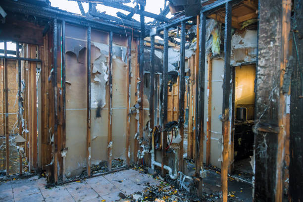 Professional Fire Damage Repair technician working in Orlando, FL